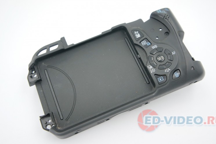 Задняя панель с кнопками управления на Canon EOS 600D (разборка)