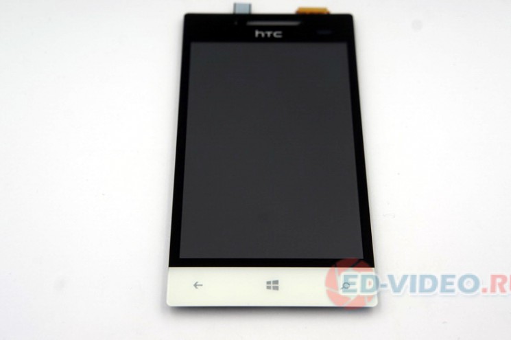 Дисплей с тачскрином HTC 8S белый
