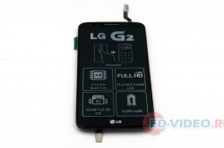 Дисплей с тачскрином LG G2 D802 черный
