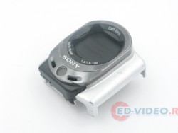 Блок внешних шторок объектива Sony DCR-SX40 / SX44 цвет серебро (разборка)