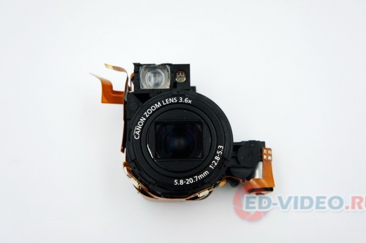 Объектив Canon PowerShot S70 (разборка)