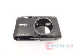 Корпус в сборе с кнопками для Nikon Coolpix S3600 (разборка)