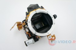 Механика (Mirror Box) в сборе с затвором Nikon D3200 (разборка)