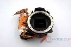  Механизм зеркального фотоаппарата Canon EOS 30D без затвора (разборка)