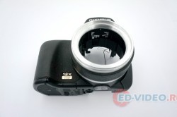 Корпус с защитным стеклом для цифрового фотоаппарата Olympus SP550 (разборка)