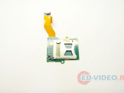 Плата в сборе с разъёмом карты памяти для Sony DSC-H7 