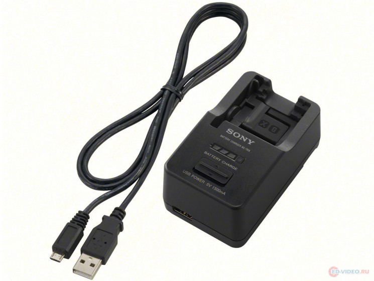 Зарядное устройство для Sony BC-TRX (для аккумулятора Sony NP-BD1 / BG1 / BK1 / BN1 / BX1 / FD1 / FG1 / FR1 / FT1) (DBC)