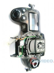 Верхняя часть корпуса Nikon D7000 в сборе с кнопкой спуска (разборка)