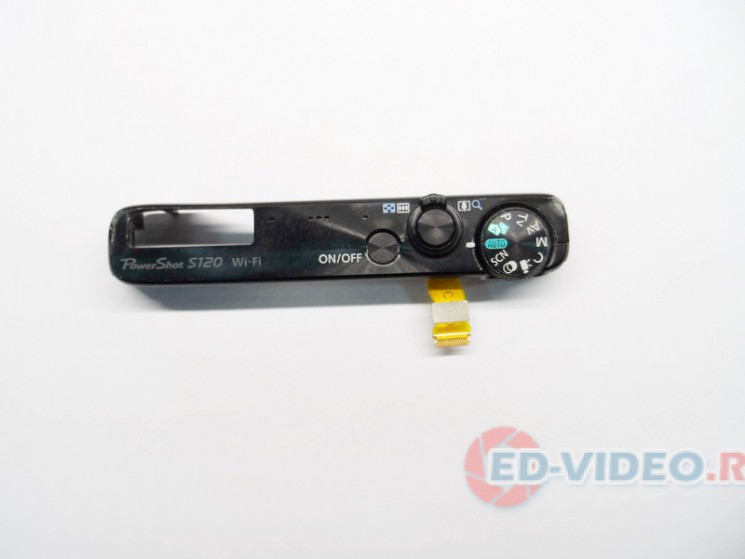 Верхняя часть в сборе для цифрового фотоаппарата Canon PowerShot S120 (Бу) оригинал