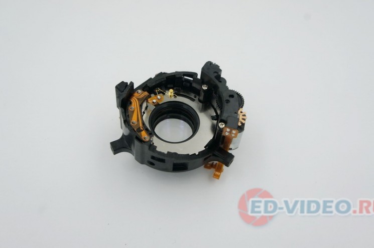 Редуктор в сборе с диафрагмой и линзай Canon EF 50mm f/1.8 II