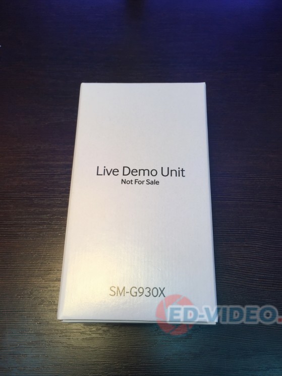 Samsung S7 SM-G930F black gold Live Demo Unit